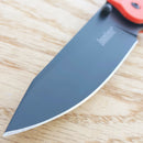 Kershaw Barricade Folding Knife 3.5″ 8Cr13MoV Steel Blade Orange GRN Handle