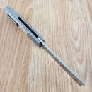 Bestech Spanish Tip Folding Knife 3.75" Bohler M390 Steel Blade Micarta/Titanium Handle