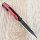 Bestech Knives Ronan B-Lock Folding Knife 3.25" 14C28N Stainless Steel Blade Red G10 Handle