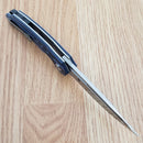Bestech Knives Ornetta Folding Knife 3.63" N690 Steel Blade Carbon Fiber / G10 Handle