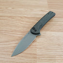 Civivi Conspirator Folding Knife 3.5" Nitro V Steel Blade Black Micarta Handle