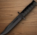 Cold Steel Trainer Fixed Knife 7" Blade Black Rubber One Piece Construction