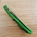 Spyderco Pacific Salt 2 Folding Knife 3.76" LC200N Steel Blade Green FRN Handle