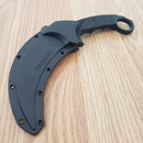 Cold Steel Tiger Fixed Knife 4.75" AUS-8A Steel Blade Balck Textured Griv-Ex Handle