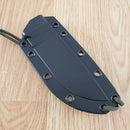 ESEE Model 4 Gunsmoke Fixed Knife 4.5" Full Tang 1095HC Steel Blade G10 Handle