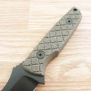 Spartan Blades Alala Fixed Knife 3.75" Cro-Van Carbon 1095 Steel Blade Micarta