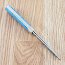 Rough Ryder Trapper Pocket Knife 440A Steel Blade Imitation Turquoise Handle
