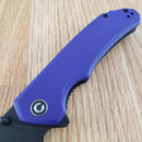 Civivi Brazen Linerlock Folding Knife 3.5" D2 Tool Steel Blade Purple G10 Handle