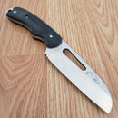 Myerchin Generation 2 Off-Shore Fixed Knife 3.75" German Steel Blade Black G10 Handle