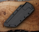 Cold Steel Mini Tac Fixed Knife 3.75" AUS 8A Steel Blade Black Griv-Ex Handle