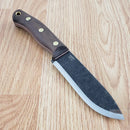 Condor Bisonte Fixed Knife 4.63" Full Tang 1095HC Steel Blade Walnut Handle