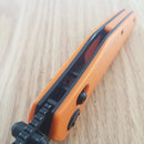 Bestech Knives Ronan B-Lock Folding Knife 3.25" 14C28N Stainless Steel Blade Orange G10 Handle