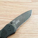 Kershaw Blur Folding Knife 3.5" Damascus Steel Blade Aluminum/Trac-Tec Handle