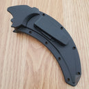 Cold Steel Tiger Fixed Knife 4.75" AUS-8A Steel Blade Balck Textured Griv-Ex Handle