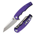 Civivi P87 Folding Knife 2.88" Nitro-V Steel Extended Tang Blade Purple G10 Handle C210432 -Civivi - Survivor Hand Precision Knives & Outdoor Gear Store