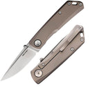 Real Steel Luna Boost Folding Knife 2.75" Bohler N690 Steel Blade Gray Titanium Handle 7071 -Real Steel - Survivor Hand Precision Knives & Outdoor Gear Store