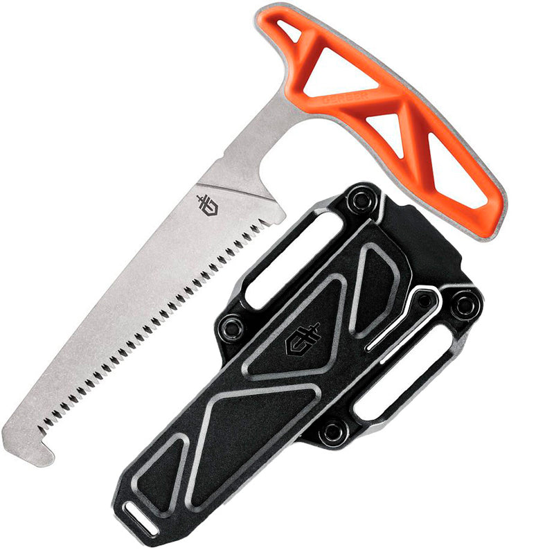 Gerber Exo-Mod Pack Fixed Saw 5" 4116 Steel Blade Orange Ergonomic Grip Handle 922 -Gerber - Survivor Hand Precision Knives & Outdoor Gear Store