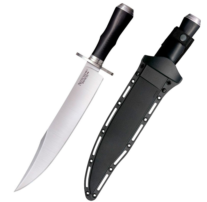 Cold Steel Natchez Fixed Knife 11.75" 4034 Steel Bowie Blade Black G10 Handle 39LMB4 -Cold Steel - Survivor Hand Precision Knives & Outdoor Gear Store
