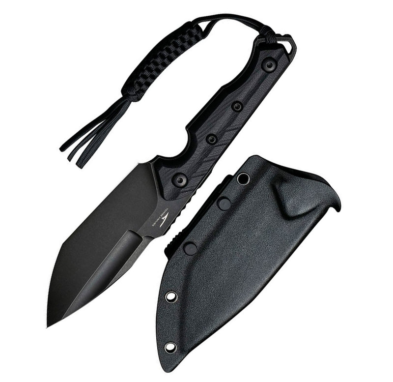 Civivi Maxwell Fixed Knife 4.75" D2 Tool Steel Spear Point Tanto Blade Black G10 Handle C210401 -Civivi - Survivor Hand Precision Knives & Outdoor Gear Store