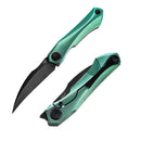 Bestech Knives Ivy Folding Knife 3" S35VN Steel Blade Green Titanium Handle KT2004E -Bestech Knives - Survivor Hand Precision Knives & Outdoor Gear Store