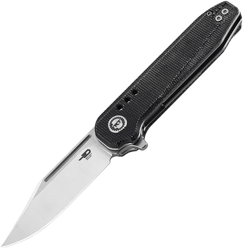 Bestech Knives Syntax Liner Folding Knife 2.88" 154CM Steel Blade Black Micarta Handle KG41D -Bestech Knives - Survivor Hand Precision Knives & Outdoor Gear Store