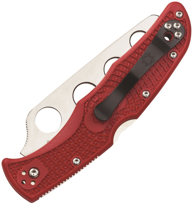 Spyderco Endura 4 Lockback Trainer Folding Knife 3.75" AUS-6 Steel Blade Red Textured FRN Handle 10TR -Spyderco - Survivor Hand Precision Knives & Outdoor Gear Store