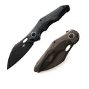 Bestech Knives Nogard Folding Knife 3.38" Bohler M390 Steel Blade Titanium/Carbon Fiber Handle KT2105B -Bestech Knives - Survivor Hand Precision Knives & Outdoor Gear Store