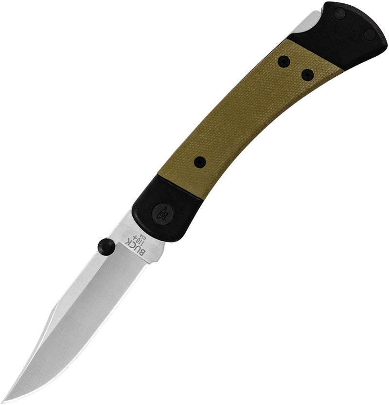 Buck 110 Hunter Sport Folding Knife 3.75" CPM S30V Steel Blade Aluminum/Micarta Handle 110GRS5 -Buck - Survivor Hand Precision Knives & Outdoor Gear Store