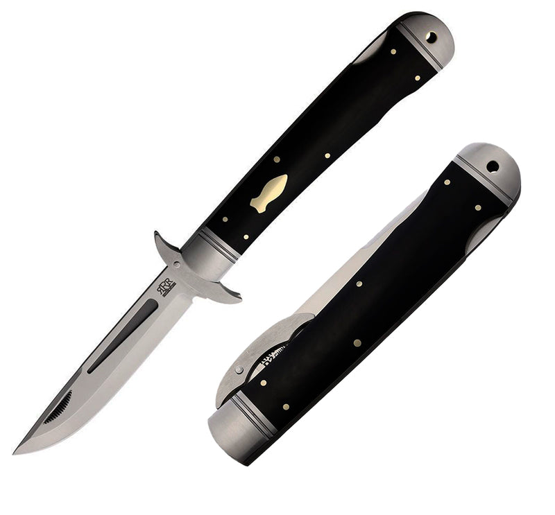 Rough Ryder Reserve Kayak Lockback Folding Knife D2 Tool Steel Blade Oak Handle R019 -Rough Ryder Reserve - Survivor Hand Precision Knives & Outdoor Gear Store
