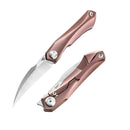 Bestech Knives Ivy Frame Folding Knife 3" S35VN Steel Blade Pink Titanium Handle KT2004C -Bestech Knives - Survivor Hand Precision Knives & Outdoor Gear Store