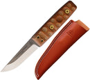 TOPS Tanimboca Puukko Fixed Knife 3.5" 1095HC Steel Blade Tan Canvas Micarta Handle TPUK01RMT -TOPS - Survivor Hand Precision Knives & Outdoor Gear Store