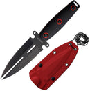 Rough Ryder Back-Up Boot Fixed Knife 4" 3Cr13 Steel Dagger Blade Red G10 Handle 2395 -Rough Ryder - Survivor Hand Precision Knives & Outdoor Gear Store