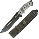 TOPS Eagle Fixed Knife 6.87" 095 Carbon Steel Blade Black Linen Micarta Handle 107E -TOPS - Survivor Hand Precision Knives & Outdoor Gear Store