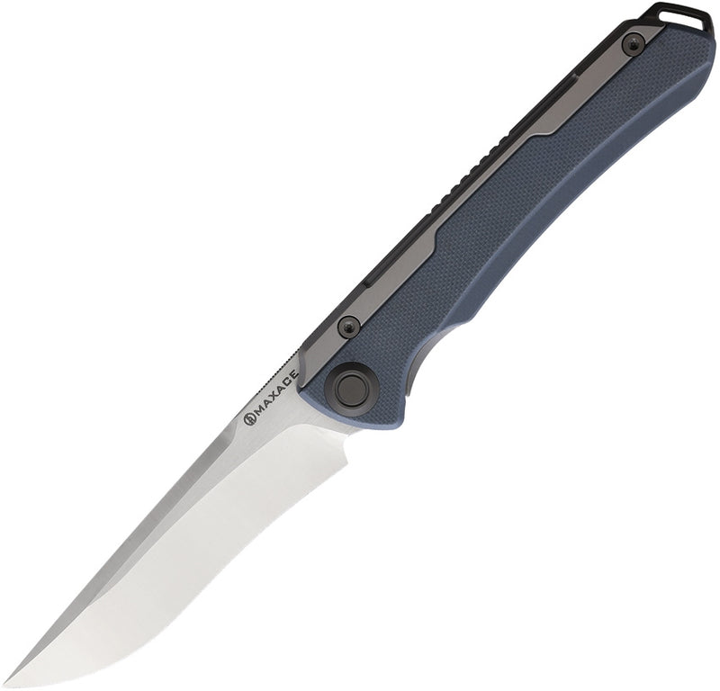 Maxace Kestrel Folding Knife 3.75" Bohler M390 Steel Blade Blue G10/Titanium Handle XMKT202 -Maxace - Survivor Hand Precision Knives & Outdoor Gear Store