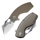 Bestech Knives Lizard Liner Folding Knife 2.5" D2 Tool Steel Blade Beige G-10 Handle KG39C -Bestech Knives - Survivor Hand Precision Knives & Outdoor Gear Store