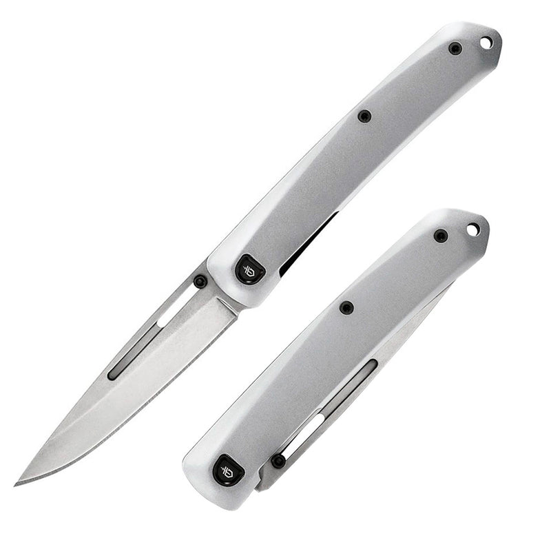 Gerber Affinity Framelock Folding Knife 3.5" 7Cr17MoV Steel Blade Silver Aluminum Handle 056 -Gerber - Survivor Hand Precision Knives & Outdoor Gear Store