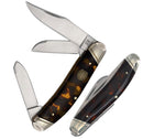 Rough Ryder Sowbelly Pocket Knife 440B Steel Blades Imitation Tortoise Shell Handle 2449 -Rough Ryder - Survivor Hand Precision Knives & Outdoor Gear Store