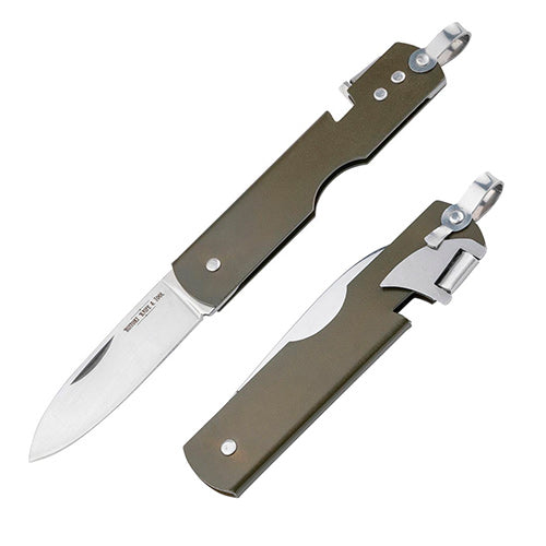 Boker Japanese Army Pen Pocket Knife 1.97" 440 Steel Blade Olive Drab Handle 01HY001 -Boker - Survivor Hand Precision Knives & Outdoor Gear Store