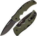 Cold Steel Recon 1 Lock Folding Knife 4" CPM S35VN Steel Spear Point Blade OD Green G10 Handle 27BSODBK -Cold Steel - Survivor Hand Precision Knives & Outdoor Gear Store