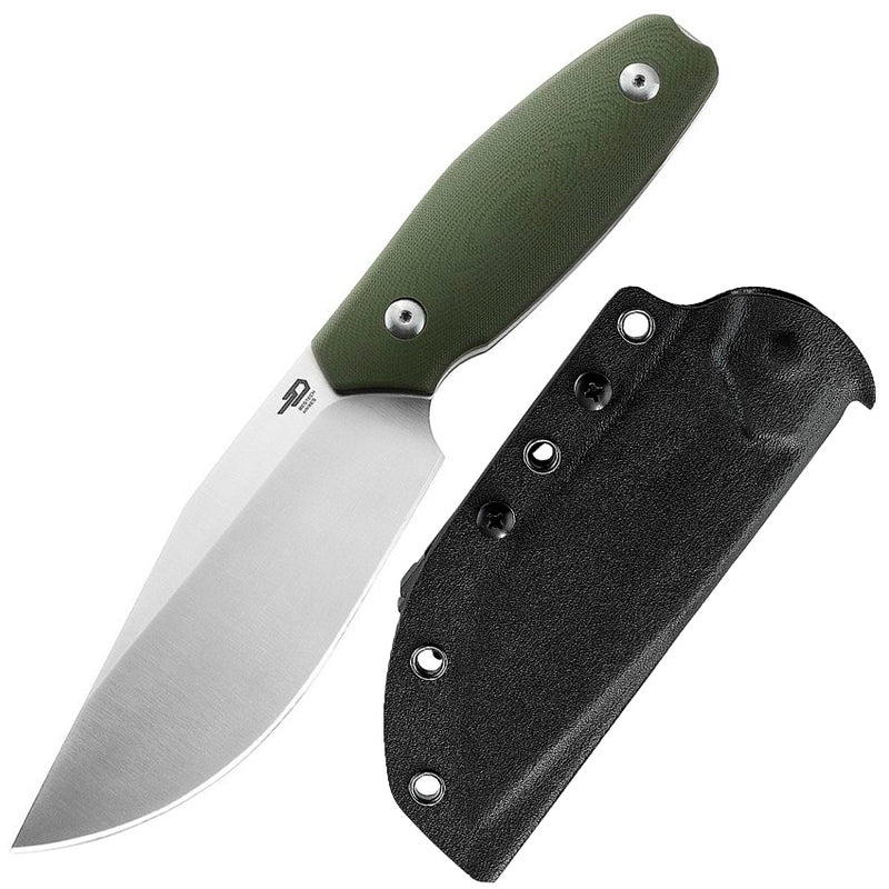 Bestech Knives Lignum Arits Fixed Knife 4.75" AUS-8 Steel Full Tang Blade OD Green G10 Handle F03B -Bestech Knives - Survivor Hand Precision Knives & Outdoor Gear Store