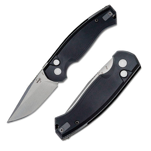 Boker Plus Karakurt Folding Automatic Knife 3.07" 154CM Steel Blade Black Aluminum Handle 01BO363 -Boker Plus - Survivor Hand Precision Knives & Outdoor Gear Store