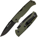 Cold Steel Air Lite Lock Folding Knife 3.5" AUS-10A Steel Blade OD Green G10 Handle 26WDODBK -Cold Steel - Survivor Hand Precision Knives & Outdoor Gear Store