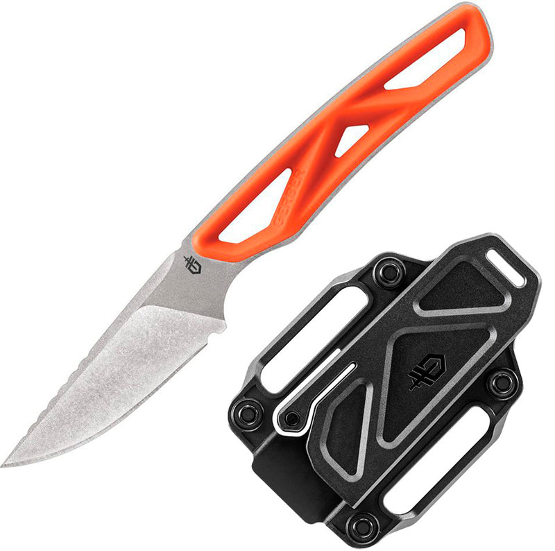 Gerber Exo-Mod Fixed Knife 3" 7Cr17MoV Steel Caping Blade Glass-Filled Polypropylene Handle 918 -Gerber - Survivor Hand Precision Knives & Outdoor Gear Store