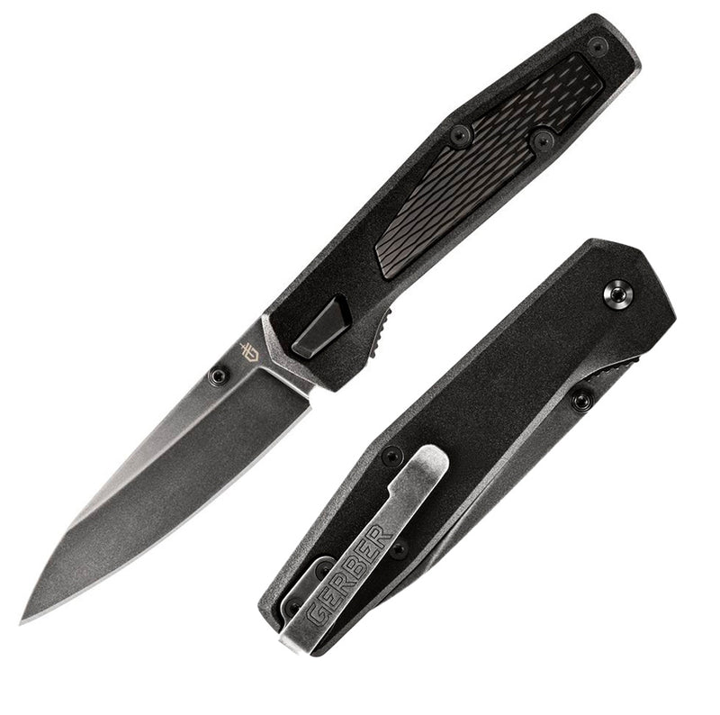 Gerber Fuse Linerlock Folding Knife 3.25" 7Cr17MoV Steel Blade Black Glass Filled Nylon Handle 063 -Gerber - Survivor Hand Precision Knives & Outdoor Gear Store