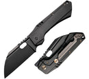 We Knife Roxi Frame Folding Knife 3.13" CPM S35VN Steel Blade Black Titanium Handle 190722 -We Knife Co - Survivor Hand Precision Knives & Outdoor Gear Store