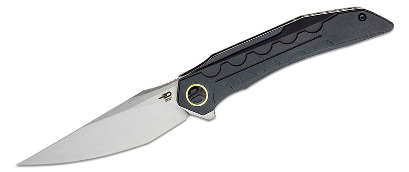 Bestech Knives Samari Folding Knife 3.88" Bohler M390 Steel Blade Black Titanium Handle KT2009F -Bestech Knives - Survivor Hand Precision Knives & Outdoor Gear Store