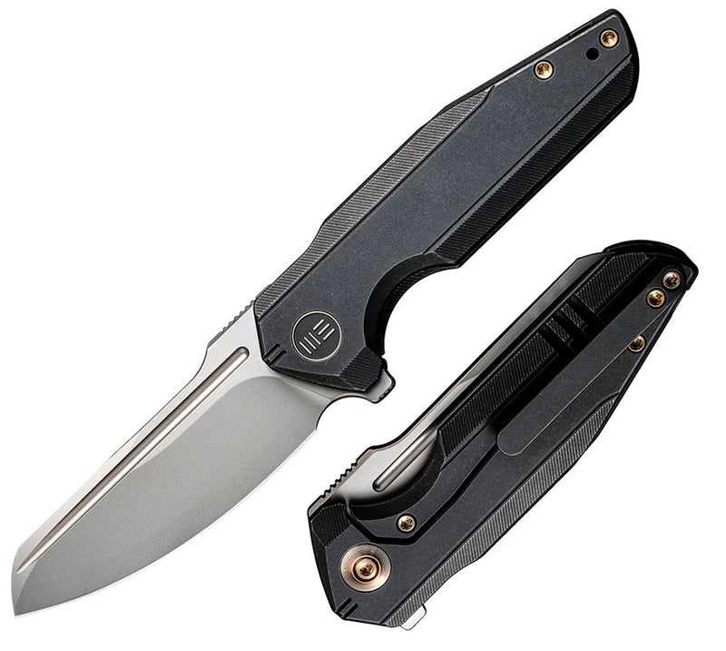 We Knife Co StarHawk Frame Folding Knife 2.88" CPM-20CV Steel Blade Black Titanium Handle 210173 -We Knife Co - Survivor Hand Precision Knives & Outdoor Gear Store