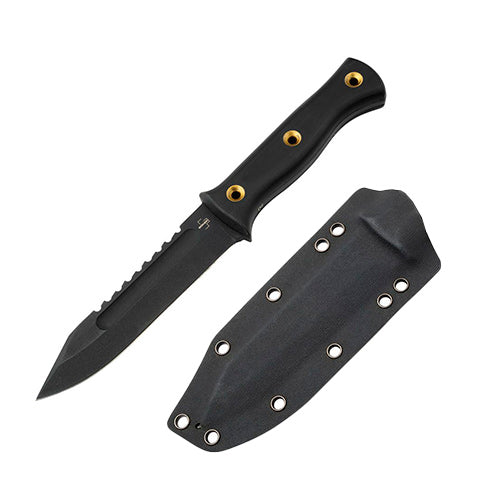 Boker Plus Pilot Fixed Knife 5.51" D2 Tool Steel Blade Black G10 Handle P02BO074 -Boker Plus - Survivor Hand Precision Knives & Outdoor Gear Store