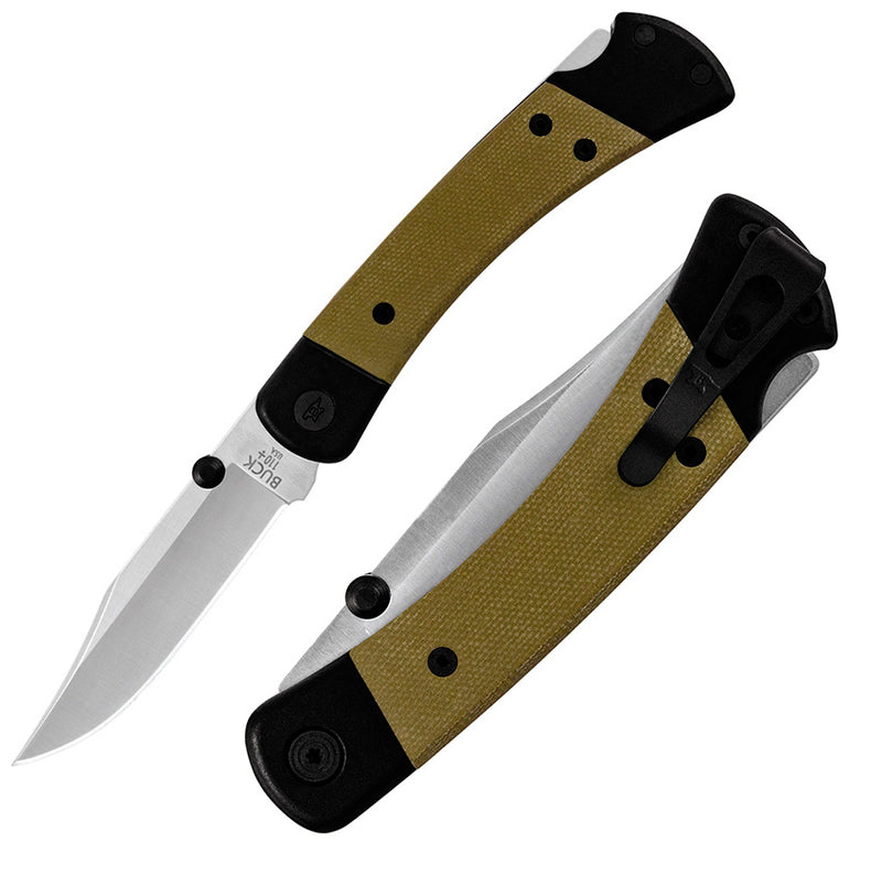 Buck 110 Hunter Sport Folding Knife 3.75" CPM S30V Steel Blade Aluminum/Micarta Handle 110GRS5 -Buck - Survivor Hand Precision Knives & Outdoor Gear Store