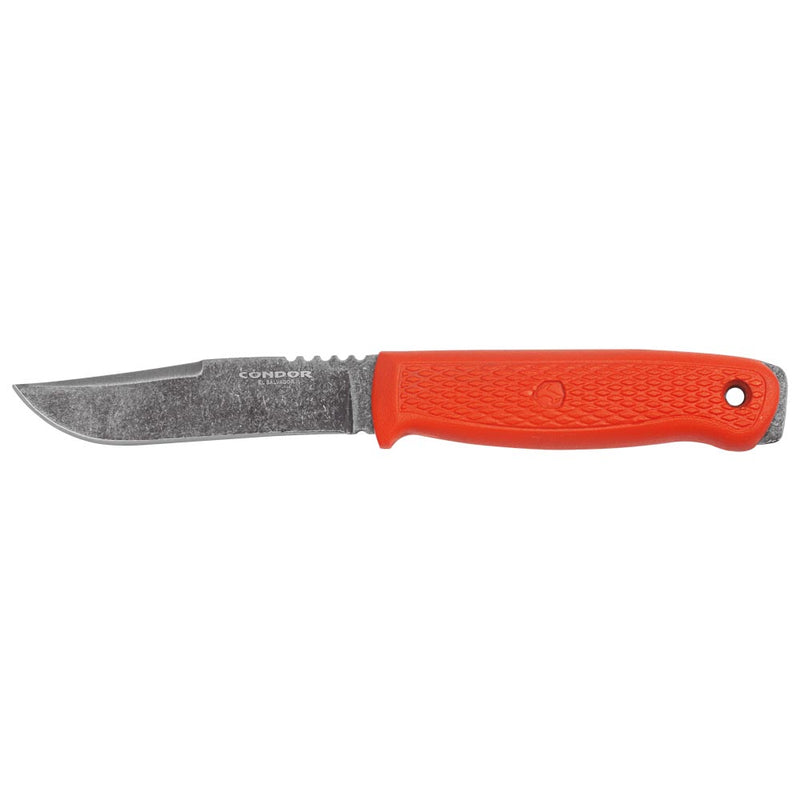 Condor Bushglider Fixed Knife 4.25" 1095HC Steel Blade Orange Polypropylene Handle TK395142HC -Condor - Survivor Hand Precision Knives & Outdoor Gear Store